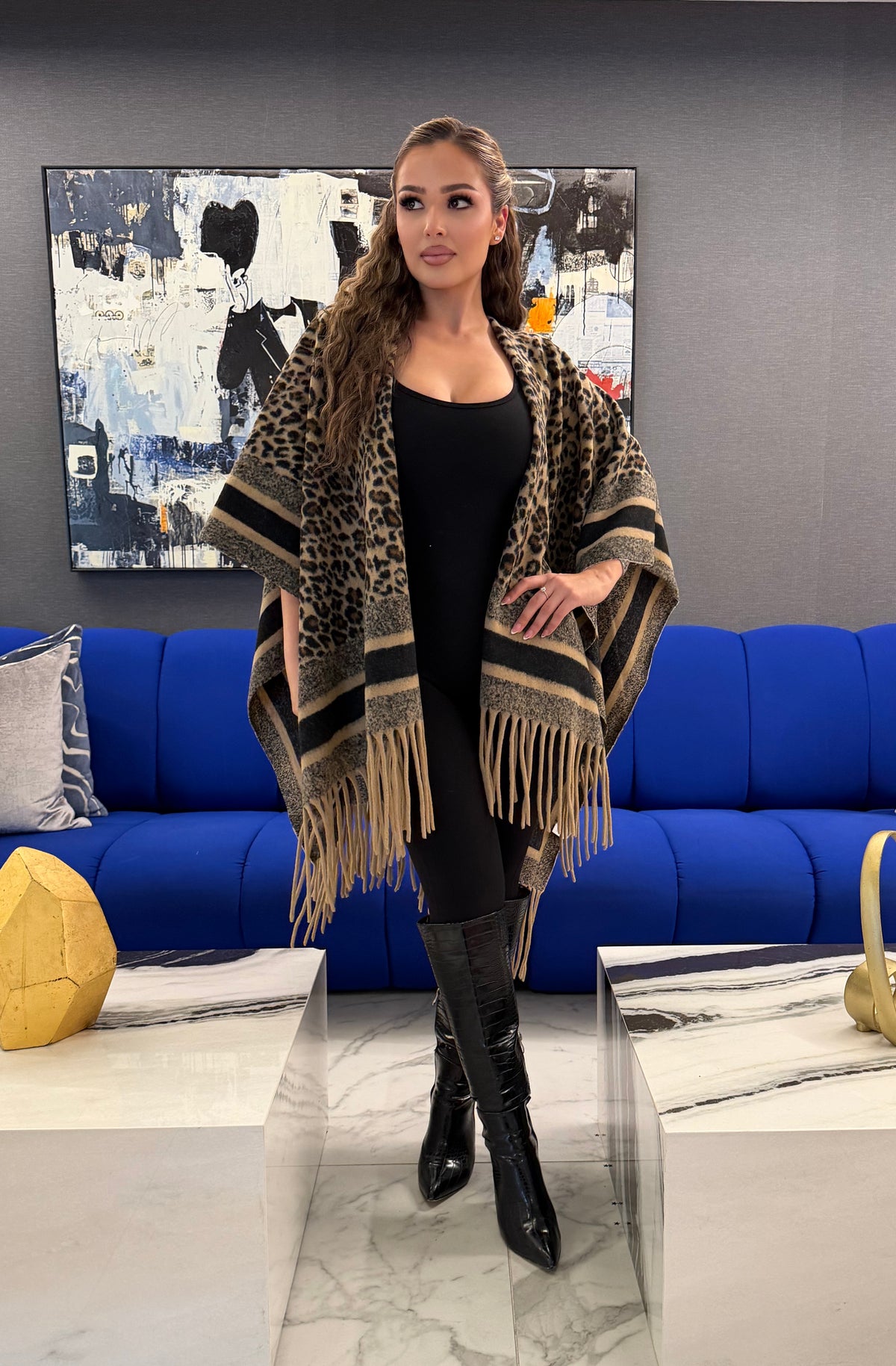CHEETAH warm PONCHO