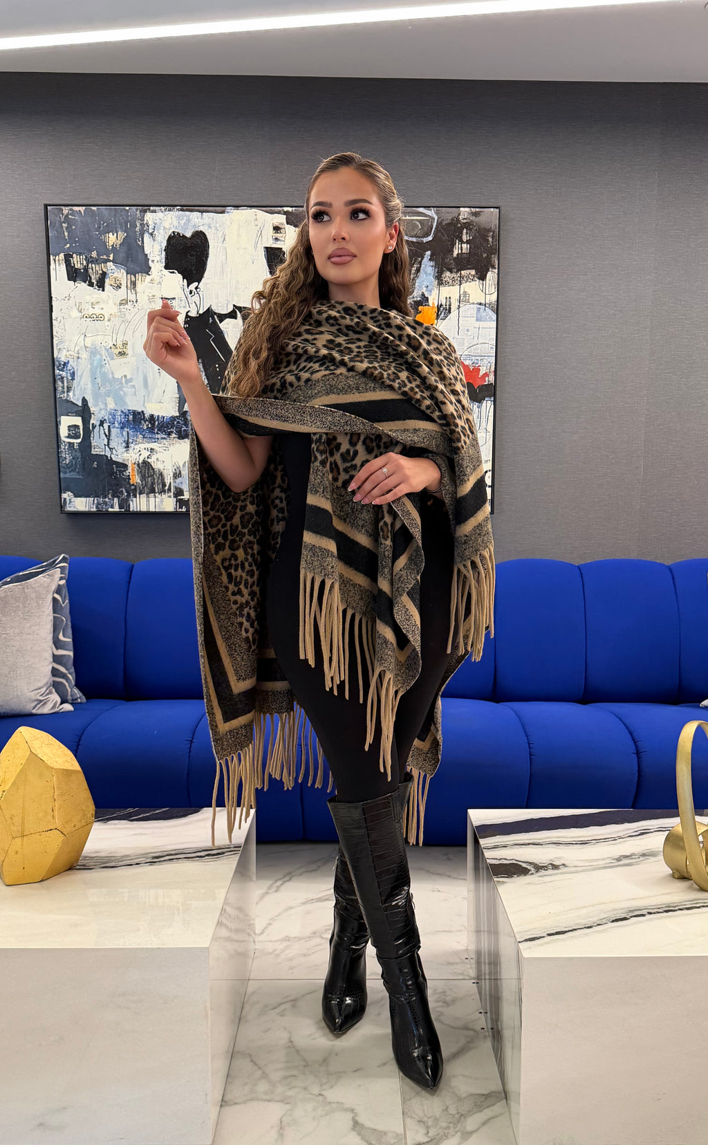 CHEETAH warm PONCHO