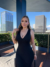 Load image into Gallery viewer, Emelia Polkadots BLK dress
