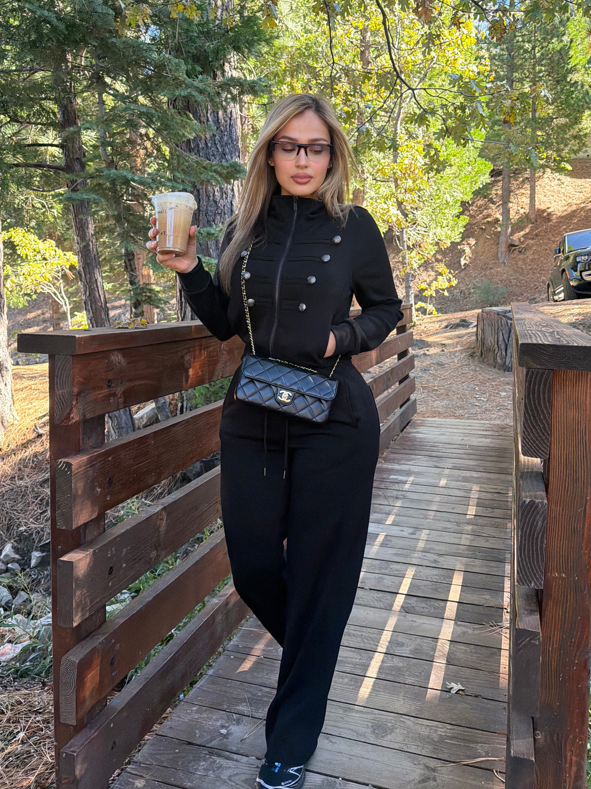 Brisell blk two piece SET