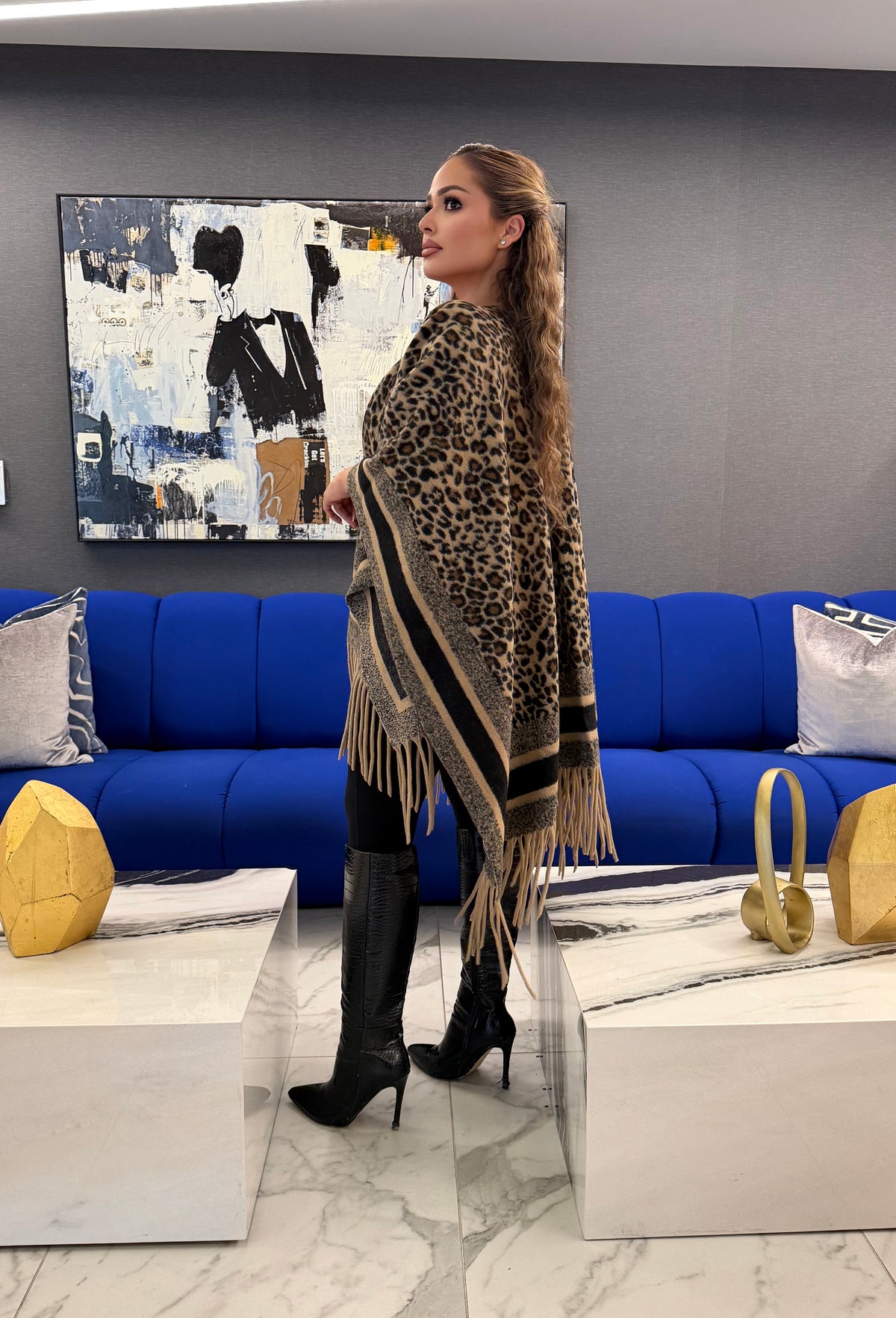 CHEETAH warm PONCHO