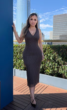 Load image into Gallery viewer, Eve BROWN polka dot Dress
