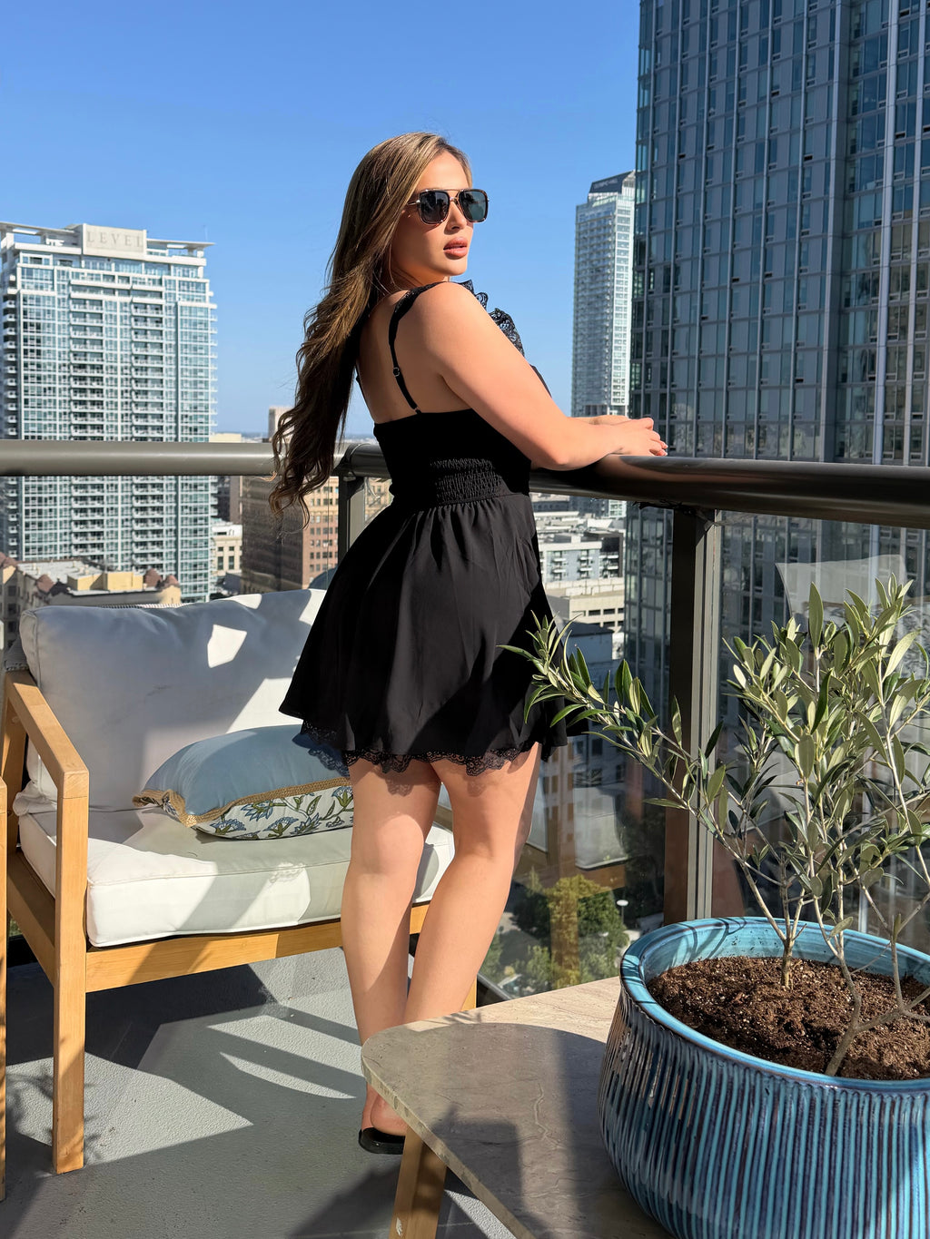 LACE BLK Sophi Dress
